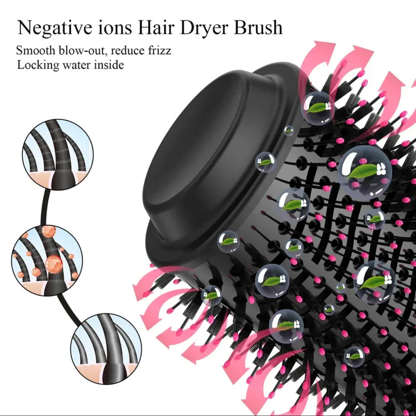 One Step Hot Air Brush (Dryer + Styler) 3 In One