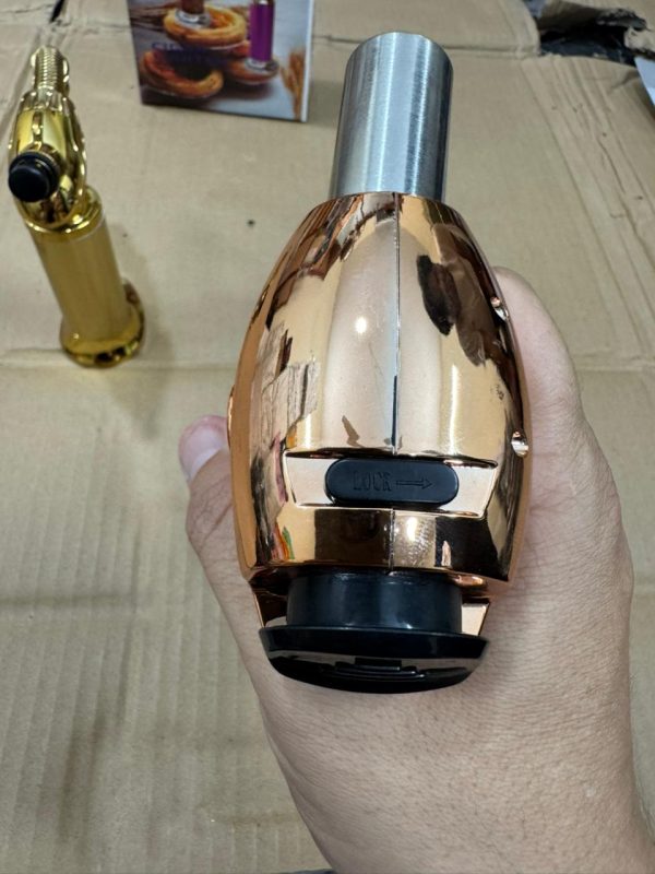 High Quality Torch Lighter For Cigar Kitchen Culinary Gas Refillable Bbq Torch Lighter Stylish And Windproof Jet Flame